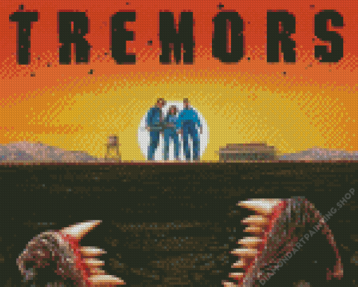 Tremors Movie Poster Diamond Paintings