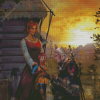 Triss And Geralt Diamond Paintings