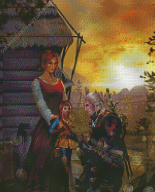 Triss And Geralt Diamond Paintings