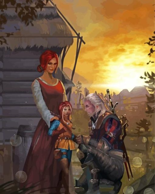 Triss And Geralt Diamond Paintings