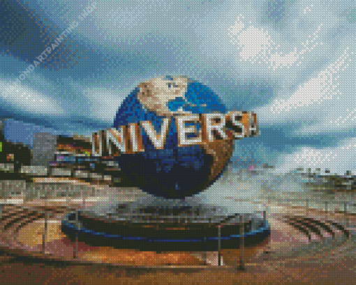 Universal Studios Globe Diamond Paintings