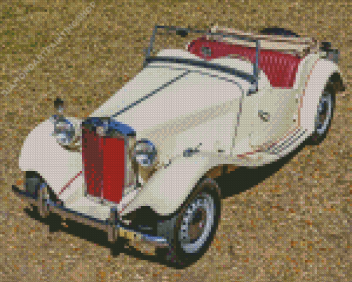 1952 Mg Car Diamond Paintings