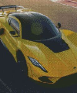 Yellow Ssc Tuatara Diamond Paintings