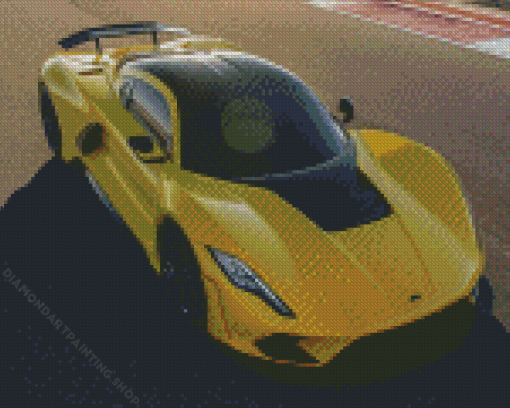 Yellow Ssc Tuatara Diamond Paintings