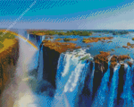 Zambia Victoria Falls Diamond Paintings