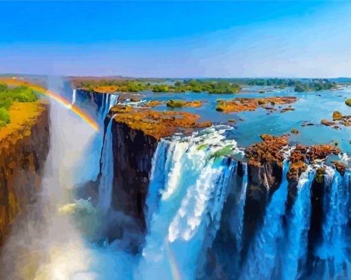 Zambia Victoria Falls Diamond Paintings