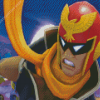 Captain Falcon F Zero Diamond Paintings