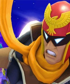 Captain Falcon F Zero Diamond Paintings