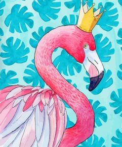 Flamingo Queen Diamond Paintings