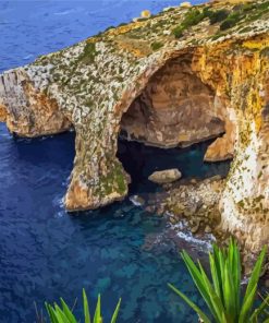 Malta Blue Grotto Diamond Paintings