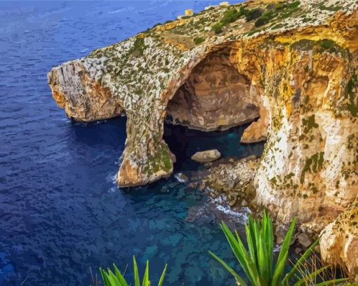 Malta Blue Grotto Diamond Paintings