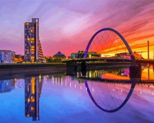 Clyde Arc Glasgow Diamond Paintings